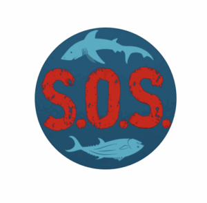 SOS Logo shark and fish